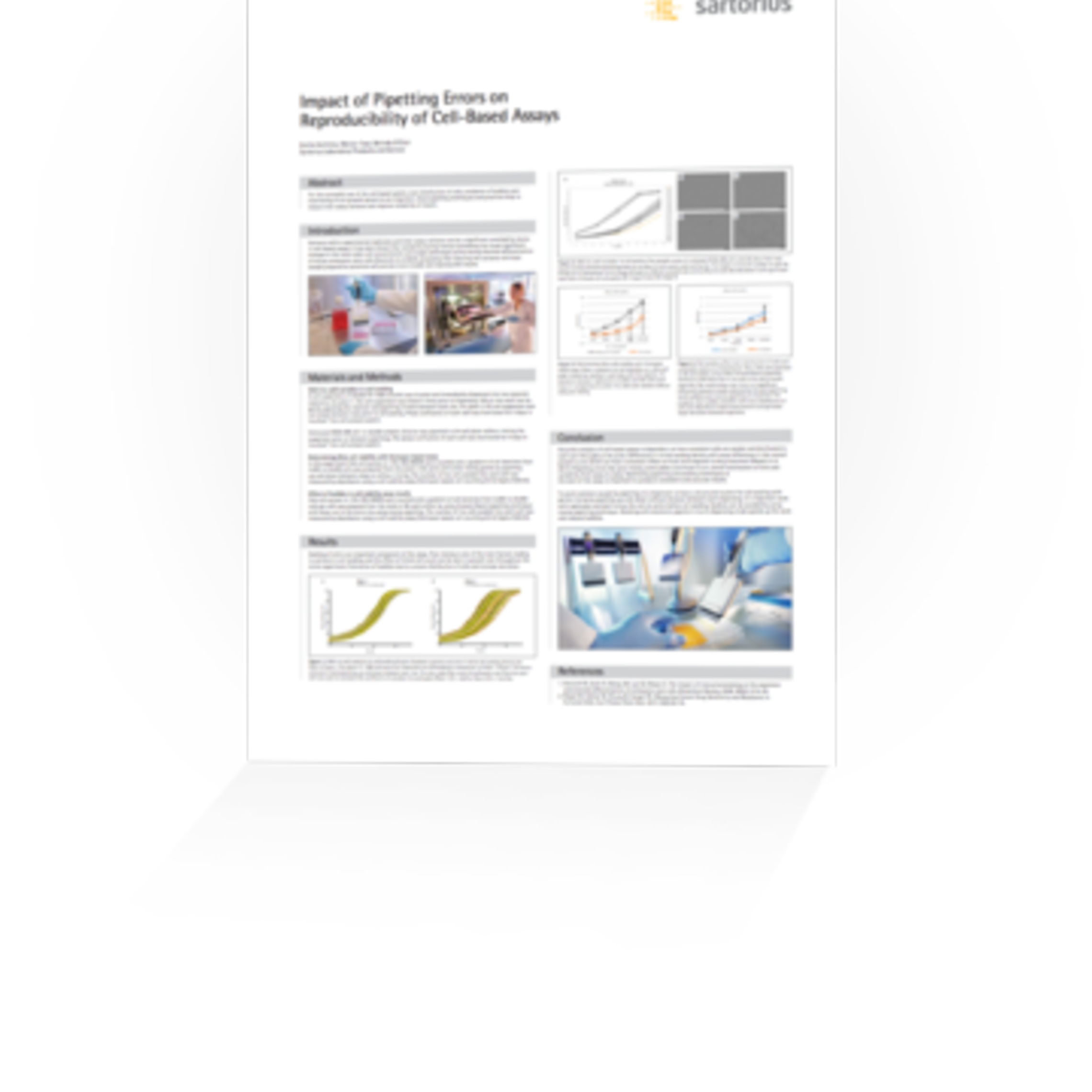 Impact of Pipetting Errors on Reproducibility of Cell Based Assays